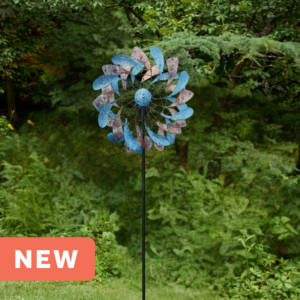 Waves Wind Spinner - Blue & Bronze