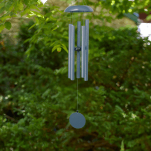 Steel Blue Canopy Wind Chime - 36"