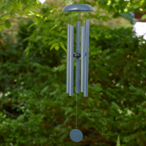 Steel Blue Canopy Wind Chime - 51"