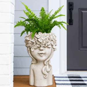 Flower Crown Girl Planter