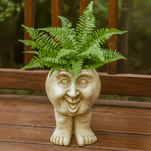 Surprised Face Standing Planter