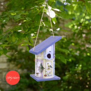 Kathy Hatch "Garden Birds" Birdhouse (1" - 1.5" opening)