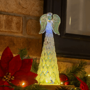 Light Up Standing Angel w/ Marquise Detailing (large)
