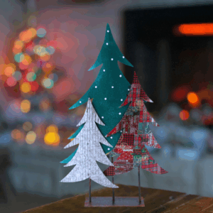 Holiday Tree Decorative Metal Stand