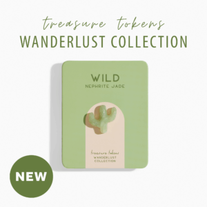 Treasure Tokens: Wanderlust WILD | Nephrite Jade Cactus