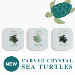 Carved Crystal Sea Turtle Assortment