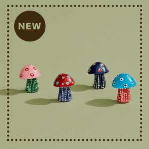 Small Soapstone Mushrooms - Fair Trade