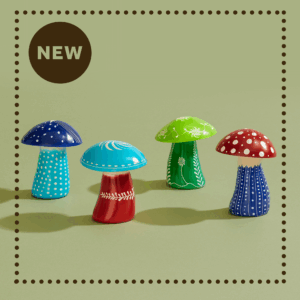 Large Soapstone Mushrooms - Fair Trade