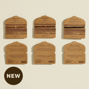 Sacred Wood Mala Meditation Bracelet Asst (4mm)