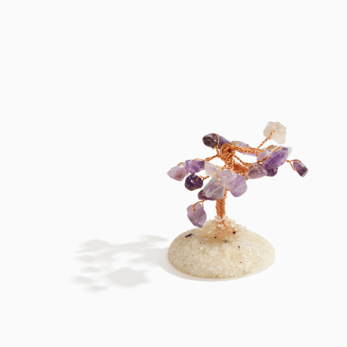 wholesale mini amethyst crystal tree for impulse and souvenir