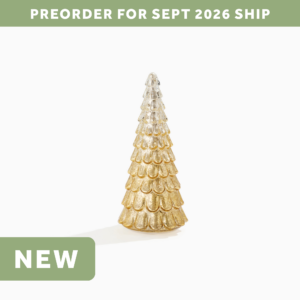 Gold Traditional Mercury Glass Tree (Medium)