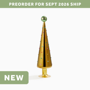 Gold Glass Jewel Dot Tree - Medium