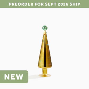 Gold Glass Jewel Dot Tree - Small