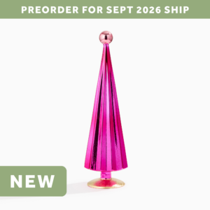 Pink Prism Glass Tree - Large