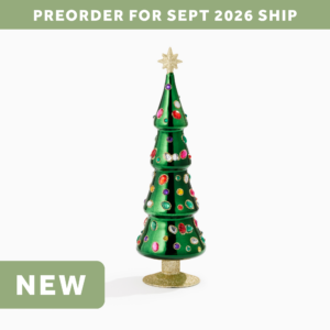 Green Grand Jewel Glass Tree - Large