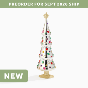 Silver Grand Jewel Glass Tree - Large