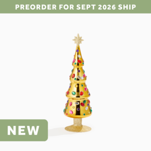 Gold Grand Jewel Glass Tree - Small