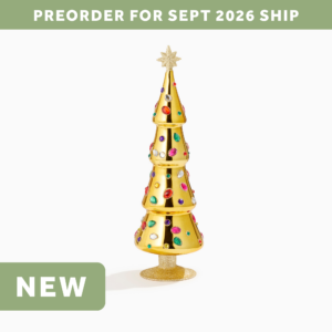 Gold Grand Jewel Glass Tree - Large