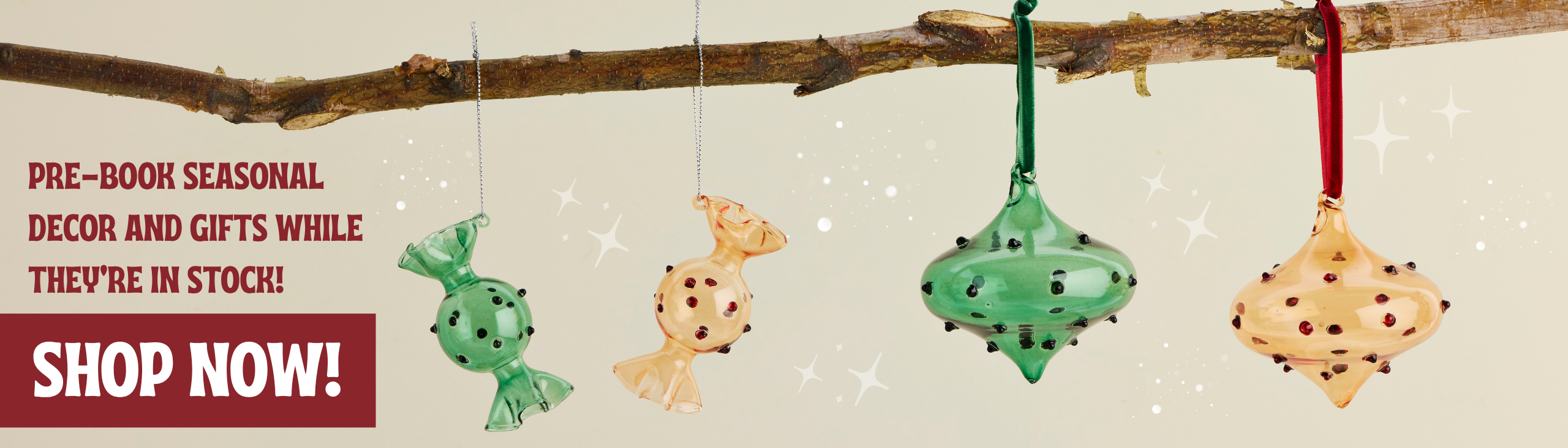 wholesale blown glass christmas ornaments - prebook seasonal decor and gifts while theyre in stock