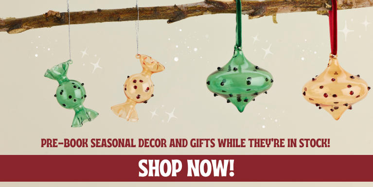 wholesale blown glass christmas ornaments - prebook seasonal decor and gifts while theyre in stock