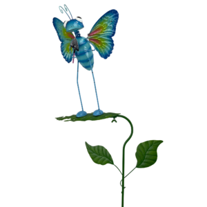 wholesale butterfly garden stake bouncer for gardens